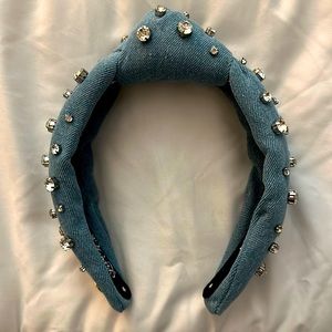 Living Fully Co. Denim & Diamonds Headband